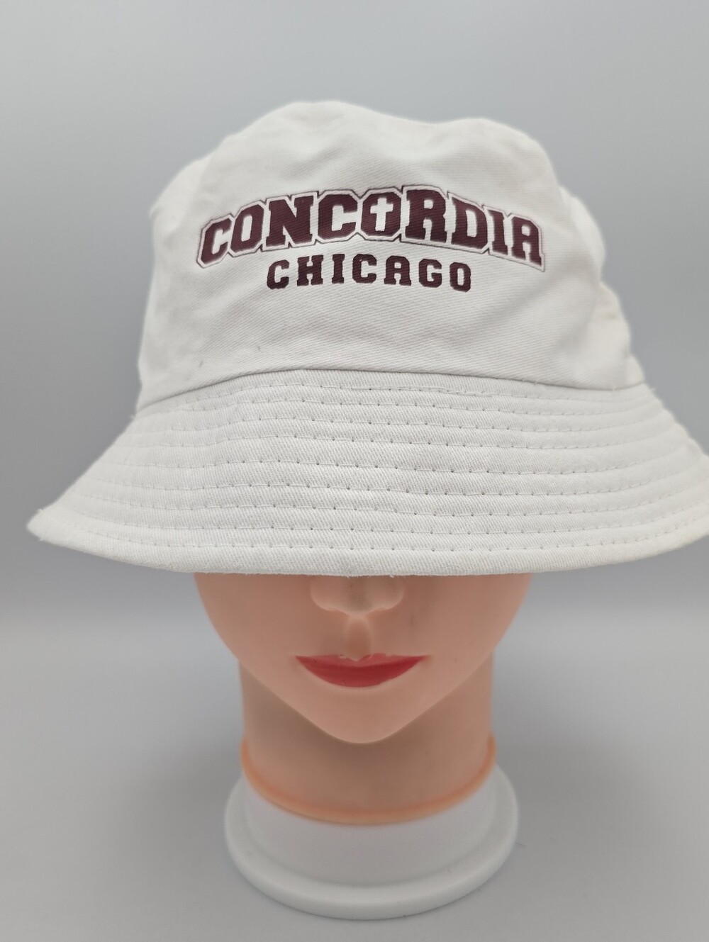 Concordia University Chicago White Bucket Hat